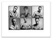 A2 Lightbox print of Derek Jarman by Gavin Evans. Six intimate B&W nude portraits from 1993. Open edition with white border, Lightbox Collection.