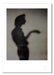 Colour portrait of Nick Cave’s shadow by Gavin Evans, 1989. Cigarette in hand, unmistakable silhouette. A3 giclée print with white border, Nick Cave Collection.