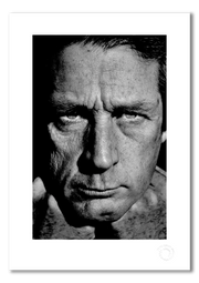 Brian Wilson, The Beach Boys, black and white close-up, London 1987, by Gavin Evans — fine art photography print