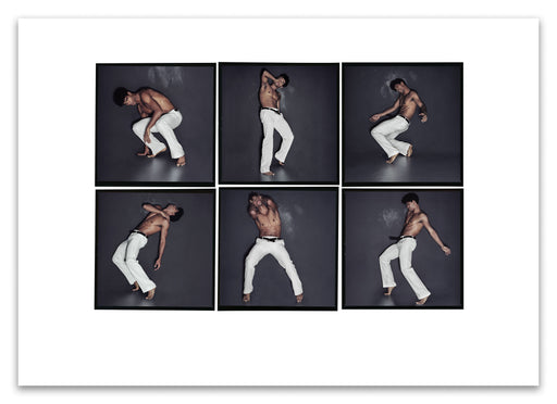A2 Lightbox print of Carlos Acosta by Gavin Evans, 2013. Six-frame ballet sequence in colour. Open edition with white border, The Lightbox Collection.