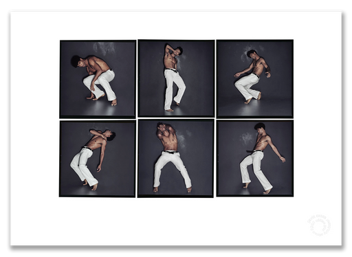Carlos Acosta Lightbox, Royal Ballet, six-frame portraits in movement, London 2013, by Gavin Evans — A2 fine art photography print