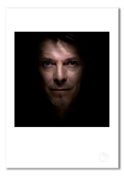 David Bowie #20, sapphire blue contact lenses, colour, The Session London 1995, by Gavin Evans — fine art photography print