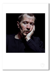 Gary Oldman #1, gaze averted, colour studio shot, London 1998, by Gavin Evans — fine art photography print