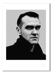 Morrissey, The Smiths, black and white portrait, truck stop, Atlanta 1997, by Gavin Evans — fine art photography print
